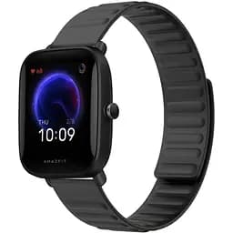 Силіконовий магнітний ремінець Primolux Magnet для годинника Xiaomi Amazfit Bip U/Amazfit Bip S Black