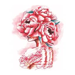 Картина по номерам "Цветочные мечты" Strateg VA-3028 40х50 см (4820220569264)