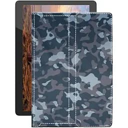 Чохол StatusCASE з екошкіри для планшету Bravis NB961 9.6 Хаки-синій