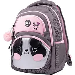 Рюкзак Yes TS-42 Hi panda, серый с розовым (554676)