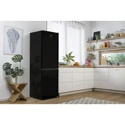Холодильник Gorenje з нижн. мороз. камерою 185х60х60 см 2 двері 204(96) л А++ NoFrost+ LED дисплей чорний - мініатюра 2