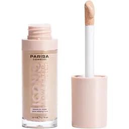 Тональна основа-флюїд Parisa Iconic Glow Filter з ефектом сяйва 20 мл відтінок № 603 Peachy fair  - мініатюра 2