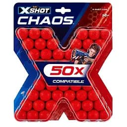 Игрушечное оружие Zuru X-Shot Набор шариков CHAOS new (50 шт.) (36327R)