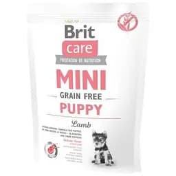 Сухой корм Brit Care GF Mini Puppy для щенков миниатюрных пород, с ягненком, 400 г