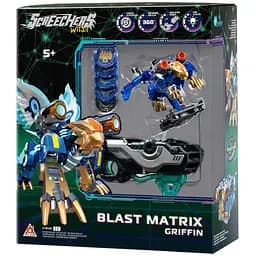 Игровой набор Screechers Wild! S5 L2 Гриффин запускатель-бластер и машинка-трансформер (EU686121)