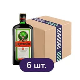 Упаковка лікеру Jagermeister 35% 4.2 л (0.7 л х 6 шт.)