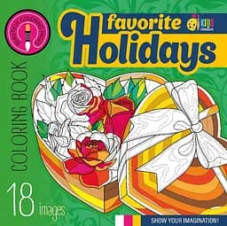 Книга Розфарбовка, 100 г, 200x200 мм, 16 сторінок, скоба, диз. 22352