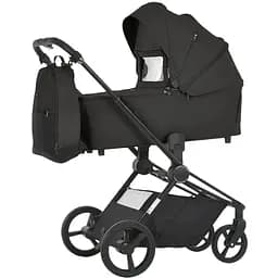 Дитяча універсальна коляска-книжка 2 в 1 El Camino ME 1091-1 Persona Total Black з реверсивним блоком і капюшоном XXL