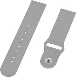 Силіконовий ремінець BeCover для Garmin Vivoactive 3 / 3 Music / Vivomove HR / Vivomove Gray (706300) - мініатюра 2