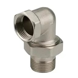 Згін-американка Karro KR3103 1" кутовий нікельована латунь 30412