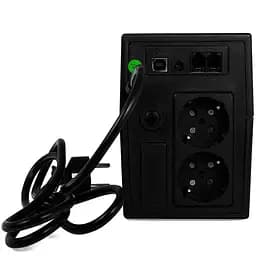 Джерело безперебійного живлення Green Cell 600VA UPS01LCD 600VA 360W 162Vac-290Vac - мініатюра 2