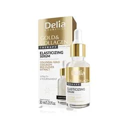 Сыворотка для лица с коллоидным золотом Delia Cosmetics Эластичность кожи (30 мл)