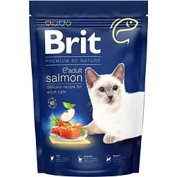 Сухой корм для котов Brit Premium Nature Cat Adult Salmon с лососем 300 г