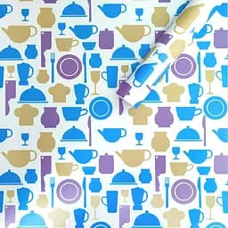 Самоклеющаяся пленка Sticker Wall на бумажной основе 0.45х10м х 0.07мм Яркая кухня SW-00000795