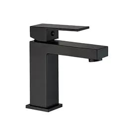 Смеситель для раковины VBI Loreno black низкий VBI-050200BL Черный матовый