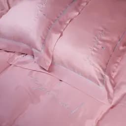 Простирадло на гумці MirSon Imperial Tencel №02 Pink 90x190 см