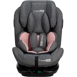 Автокрісло FreeOn Ultima 360° сіре/рожеве (48938)