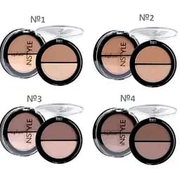 Контур-хайлайтер TopFace Instyle Contour & Highlighter PT262 відтінок 001 10 г - мініатюра 4