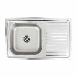 Кухонна мийка з нержавіючої сталі Valeso декор 8050 L (0,7/160 мм), Decor - мініатюра 4
