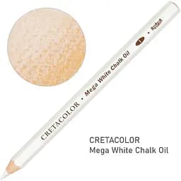 Карандаш для рисунка Cretacolor MEGA Белый масляный мягкий