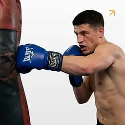 Боксерські рукавички Everlast 6 унцій (6 oz) сині - мініатюра 2