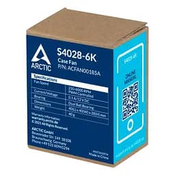Корпусний вентилятор Arctic 40 мм S4028-6K ACFAN00185A Black - мініатюра 5