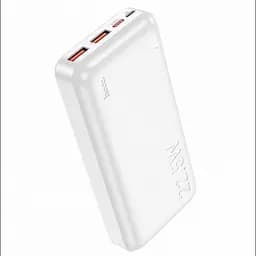Зовнішній акумулятор Power bank HOCO J101A Astute 22.5 W 20000 mAh PD22,5W+QC3.0 батарея Білий