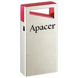 USB флеш накопичувач Apacer 64GB AH112 Red USB 2.0 (AP64GAH112R-1) - мініатюра 3