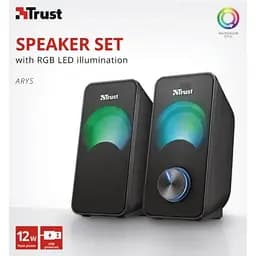 Акустична система Trust 2.0 Arys RGB USB Black 23120 (Колонки) - мініатюра 5