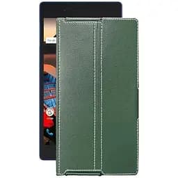 Чохол StatusCASE з екошкіри для планшету Lenovo Tab 3 7 TB3-710i Темно-зелений