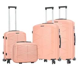 Комплект валіз Madisson Snowball 51304 колір рожеве золото