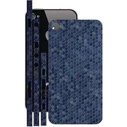 Защитная пленка StatusSKIN для Apple Iphone 4 Корпус Винил Соты синие