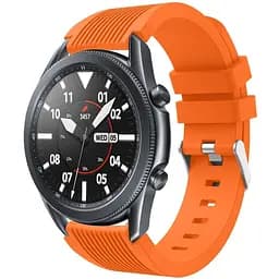 Силіконовий ремінець Watchbands Galaxy на смарт-годинник Samsung Galaxy Watch 3 45mm - помаранчевий (WB001GALAXYORANGE5)
