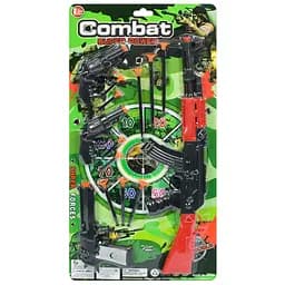 Ігровий набір зі зброєю 620-45, автомат, 3 пістолети, стріли з присосками