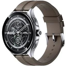 Смарт-часы Xiaomi Watch 2 Pro Bluetooth Silver Case with Brown Leather Strap (1006733)