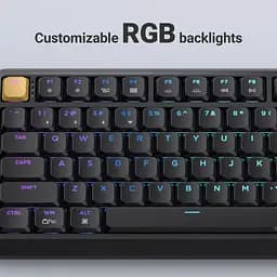 Клавіатура Keychron J1 82Key K pro Red WL/BT/USB-A QMK Hot-swap EN/UKR RGB Black (J1-H1-UA) - мініатюра 5
