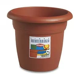 Вазон пластиковий Linea Mediterraneo, 55 см круглий, 47л теракот (82550)