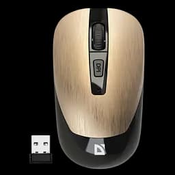 Миша бездротова Defender Wave MM-995 Silent Gold (52994)