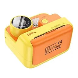 Дитяча фотокамера з моментальним друком Hoco DV200 Dual lens Yellow - мініатюра 2