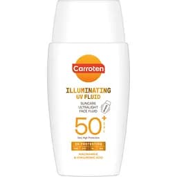 Ультралегкий сонцезахисний флюїд для обличчя Carroten Illuminating SPF 50+ 40 мл