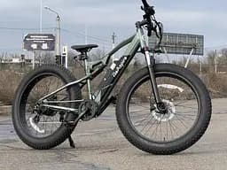 Електровелосипед Фетбайк ReAspire BAFANG 26 дюймів (750W, 48V, 16Ah) Зелений - мініатюра 2