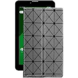 Чохол StatusCASE з екошкіри для планшету Navitel T505 Pro Сірий ромб