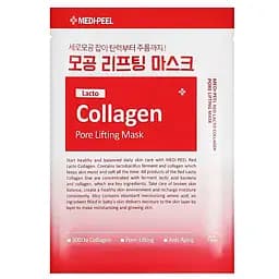 Тканинна ліфтинг-маска Medi Peel Red Lacto Collagen Pore Lifting Mask для звуження пор з колагеном 30 мл