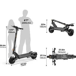 Електросамокат Ausom L2 Max Black [143784] - мініатюра 9