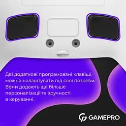 Геймпад GamePro бездротовий білий (GPS13W) - мініатюра 13