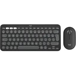 Комплект (клавіатура, миша) бездротовий Logitech Pebble 2 Combo for Mac Graphite (920-012244)