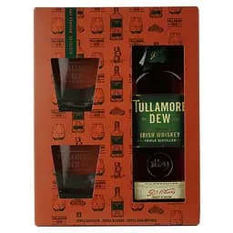 Віскі Tullamore Dew Original Irish Whiskey + 2 склянки в коробці, 40%, 0,7 л
