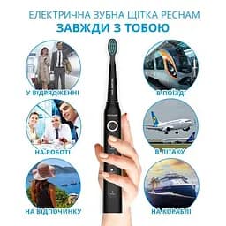 Електрична зубна щітка Pecham Travel PC-080 Black (0290119080103) - мініатюра 3