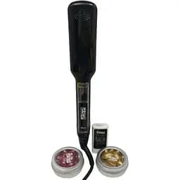 Випрямляч для волосся Dsp 10224 з капсулами та бальзамом для термозахисту Чорний