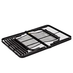 Складний стіл Bo-Camp Decatur 90x60 cm Black/Wood look (1404200), Коричневий - мініатюра 4